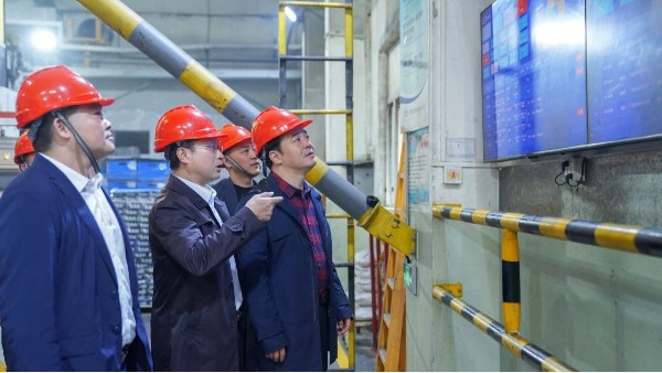 铆足干劲开新局 ！镇党委书记赵胤率队走访9001cc金沙以诚为本科技，调研复工复产